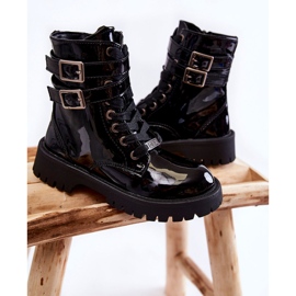 Stivali laccati per bambini Big Star KK374131 Nero 2