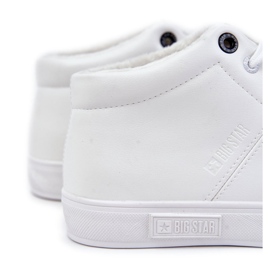 Sneakers Classiche in Pelle da Uomo Big Star KK174347 Bianche bianca 1