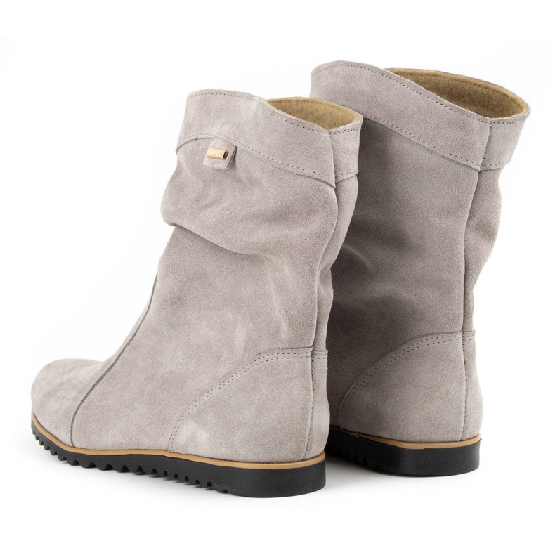 Olivier Stivali in pelle riscaldati da Emi Light Grey grigio 4