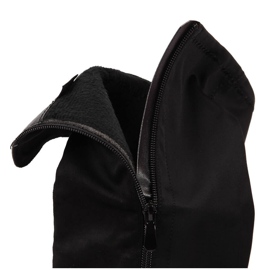 Stivali neri Filippo in camoscio nero 2