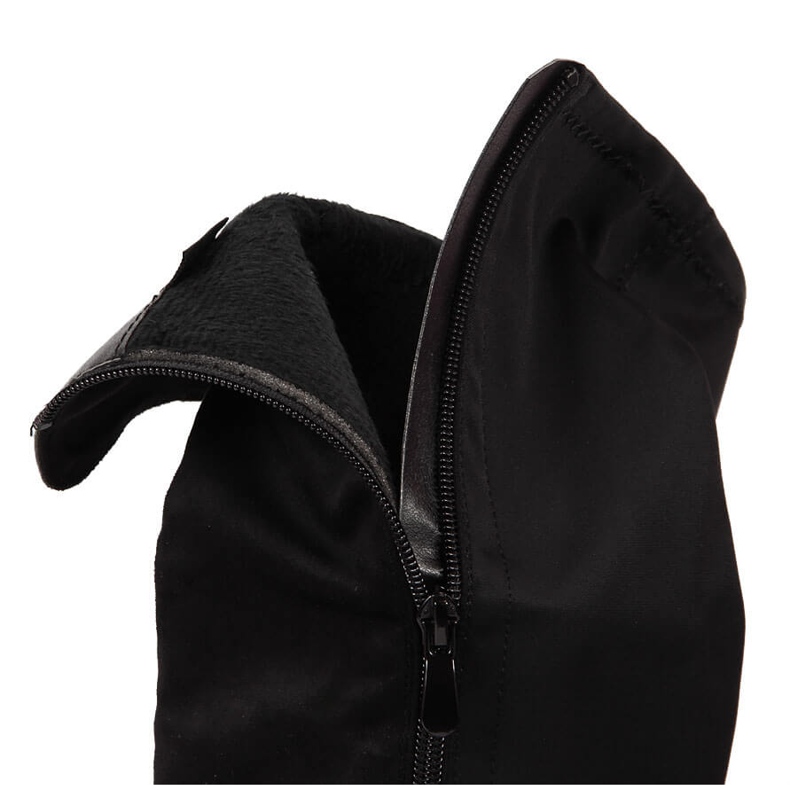 Stivali neri Filippo in camoscio nero 2