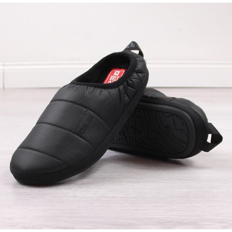 Pantofole Big Star KK274604 INT1774 nero 2