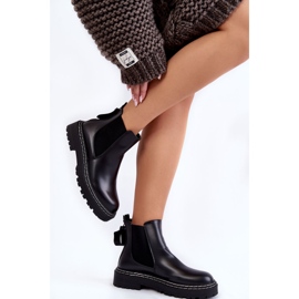 PA1 Stivali classici da donna Jodhpur neri Atelio nero 2