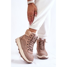 Stivali caldi Trappers Lee Cooper LCJ-22-44-1363 Rosa 1