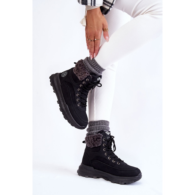 Stivali caldi neri Lee Cooper LCJ-22-44-1362 nero 1