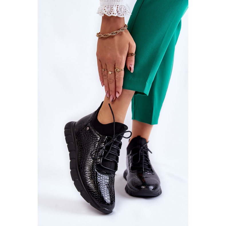 Vinceza Sneakers Slip-on Leggere da Donna Nere Soroco nero 1