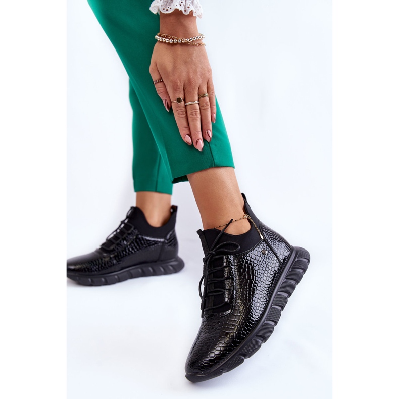 Vinceza Sneakers Slip-on Leggere da Donna Nere Soroco nero 2