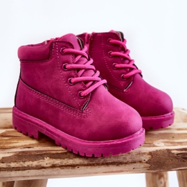 Stivali Trappers Bambini Con Cerniere Fucsia Dexter rosa 1