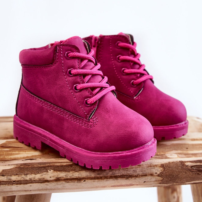 Stivali Trappers Bambini Con Cerniere Fucsia Dexter rosa 1