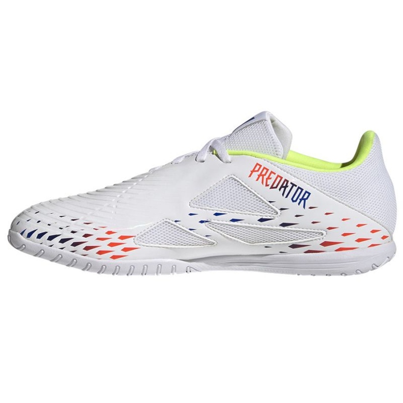 Scarpe da calcio Adidas Predator Edge.4 In M GV8512 bianca bianca 1