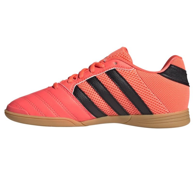 Scarpe da calcio Adidas Super Sala In Jr GW1700 rosso arance e rossi 1
