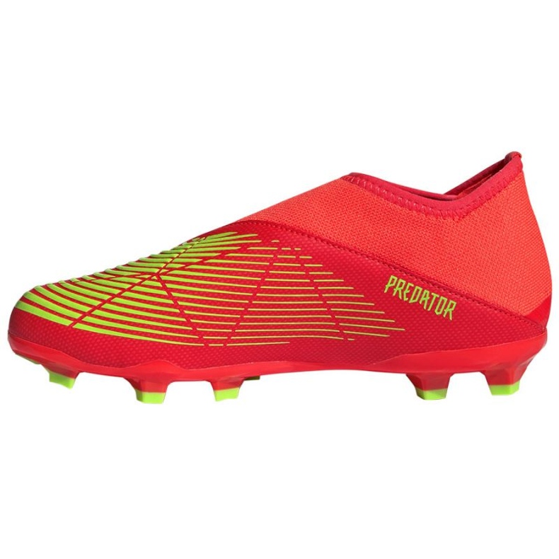 Scarpe da calcio Adidas Predator Edge.3 Ll Fg Jr GW0985 rosso arance e rosse 1