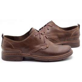 Polbut Scarpe da uomo in pelle 191k marrone 1