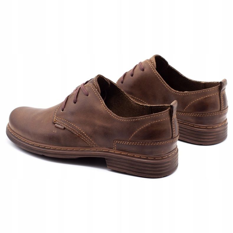 Polbut Scarpe da uomo in pelle 191k marrone 2