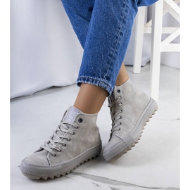 Sneakers isolate grigie Big Star GG274070 grigio 1