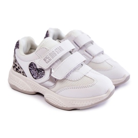 Scarpe sportive per bambini con velcro Big Star KK374022 White bianca 1