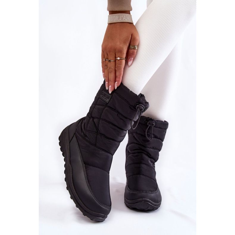 Stivali da neve alti da donna Big Star KK274599 neri nero 1