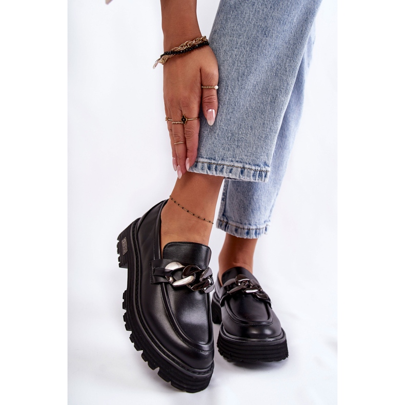 Scarpe in pelle da donna Big Star KK274498 Nero 1