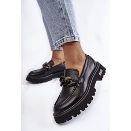 Scarpe in pelle da donna Big Star KK274498 Nero 2