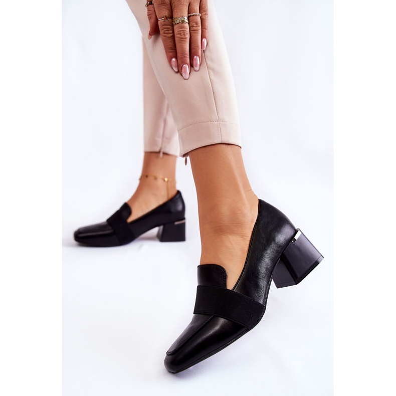 Décolleté in pelle alla moda La.Fi 230033B-PU nero 2