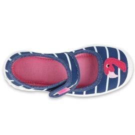 Scarpe per bambini Befado 123X067 blu navy rosa 2
