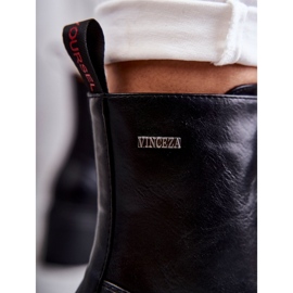 Vinceza Stivali neri caldi con tacco alto da donna Grethe nero 4