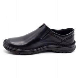 Joker Mocassini uomo in pelle neri 382 nero 1