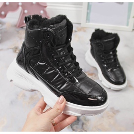 Scarpe sportive da donna, metallizzate, isolate nere Vinceza nero 1