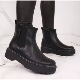 Stivaletti Chelsea isolanti Big Star II274101, neri nero 2