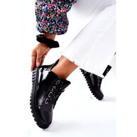 Scarpe Laccate Sergio Leone PB210 Nero 1