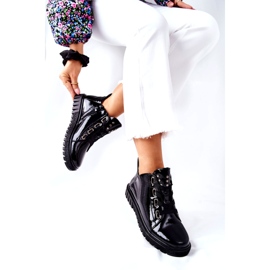 Scarpe Laccate Sergio Leone PB210 Nero 2