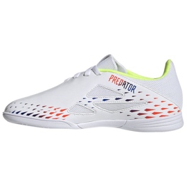 Scarpe da calcio Adidas Predator Edge.4 In Jr GV8499 bianco bianco 1