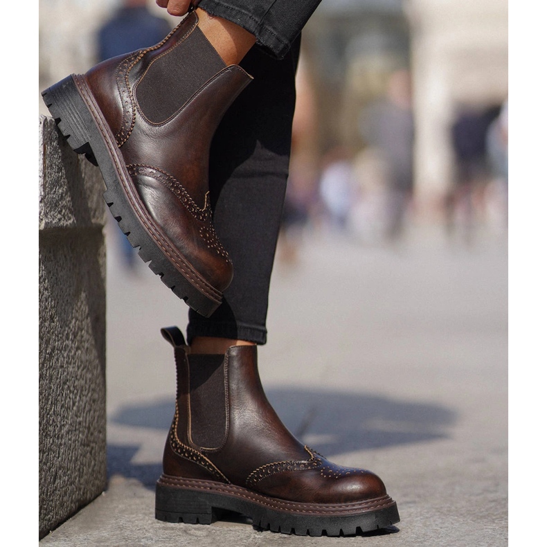 Marco Shoes Stivali Marco Chelsea marrone 1