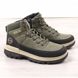 Scarpe da trekking da uomo Khaki Big Star KK174119 cachi verde 1