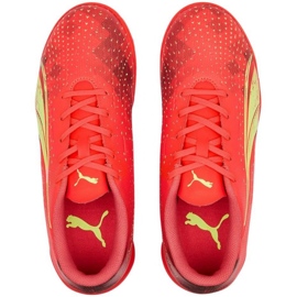 Scarpe da calcio Puma Ultra Play It Jr 106927 03 rosso arance e rossi 1