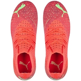 Scarpe da calcio Puma Future 3.4 FG / AG Jr 107010 03 arancia arance e rossi 1