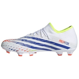 Scarpe da calcio Adidas Predator Edge.3 L Fg M GW0995 bianca bianca 1