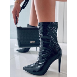 BM Stivali laccati su tacco Soraya Black nero 1