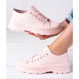 SHELOVET Scarpe Da Ginnastica Sulla Piattaforma rosa 1