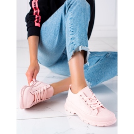 SHELOVET Scarpe Da Ginnastica Sulla Piattaforma rosa 2