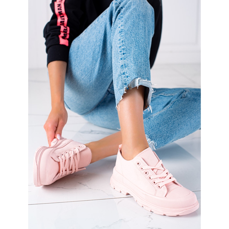 SHELOVET Scarpe Da Ginnastica Sulla Piattaforma rosa 2