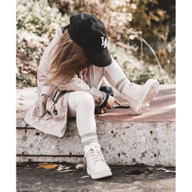 Stivali Caldi Trappers per bambini Dexter beige chiaro 2