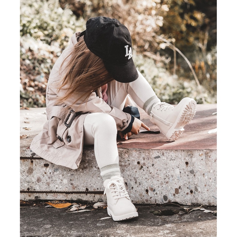 Stivali Caldi Trappers per bambini Dexter beige chiaro 2