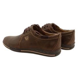 Polbut Scarpe da uomo in pelle 343 marrone 7