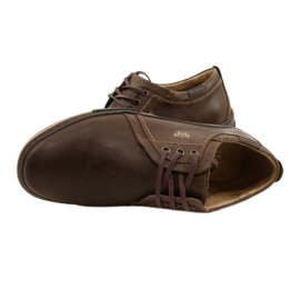 Polbut Scarpe da uomo in pelle 343 marrone 6