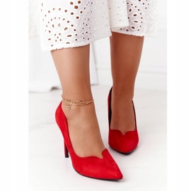 Tacchi A Spillo Donna Scamosciato Rosso S.Barski Ziger 1