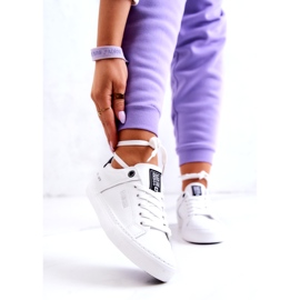 Sneakers in pelle Big Star JJ274211 Bianche e Nere bianca 1
