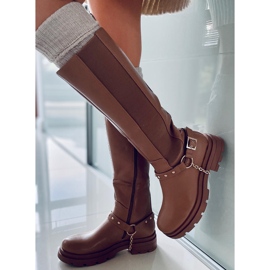 BM Stivali da equitazione da donna Yuna Camel marrone 1