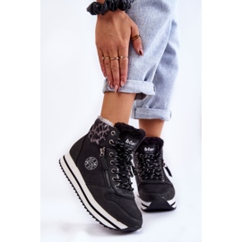 Stivali caldi neri da donna Lee Cooper LCJ-22-31-1448 nero 1