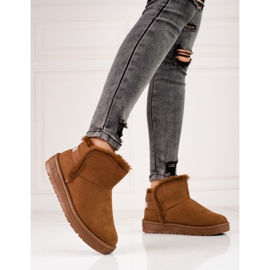 Doposci da donna corti marroni Big Star KK274620 marrone 2